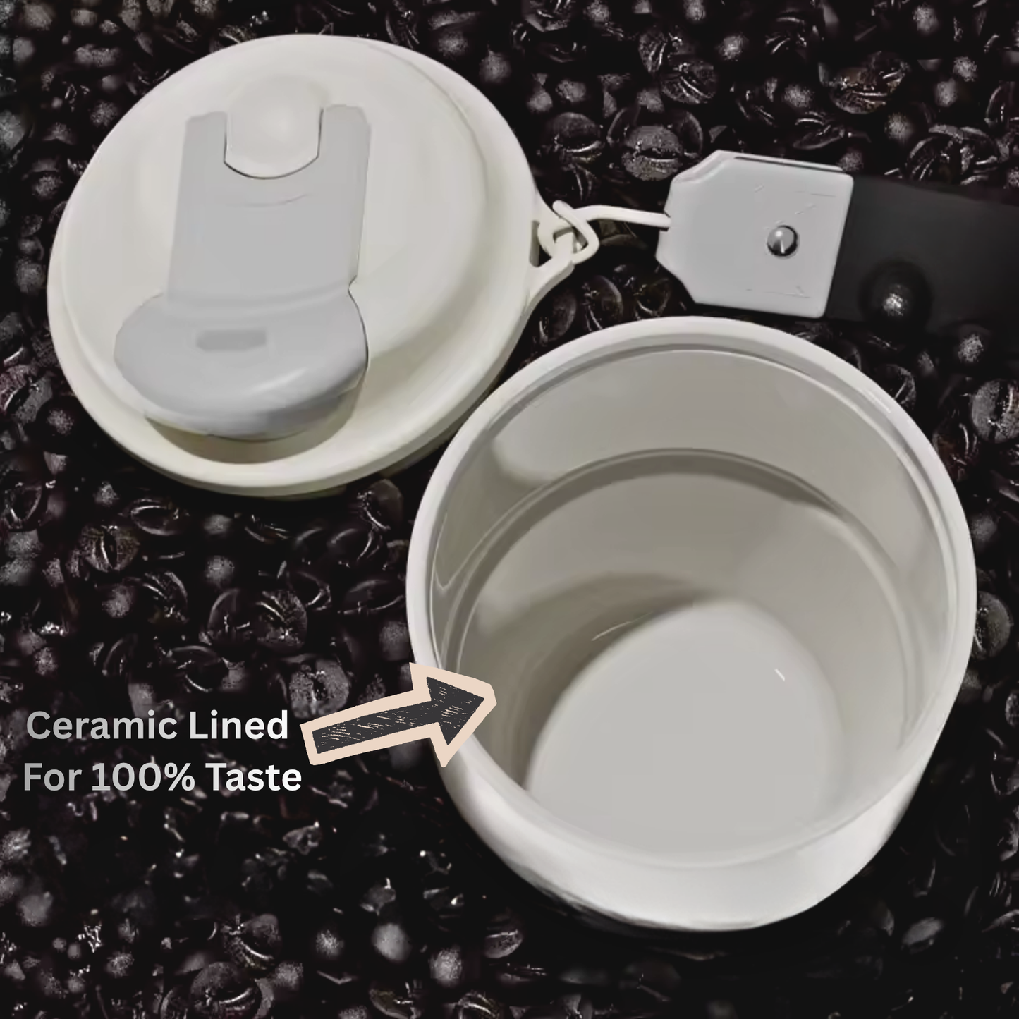 Ceramic Lined 316 Stainless Steel Insulated Travel Mug