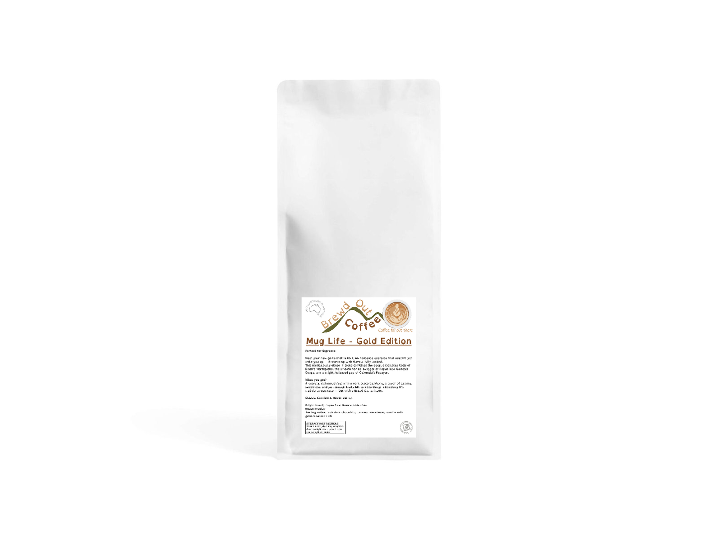 Mug Life - Gold Edition. Our strongest blend, perfect for espresso or a strong flat white.